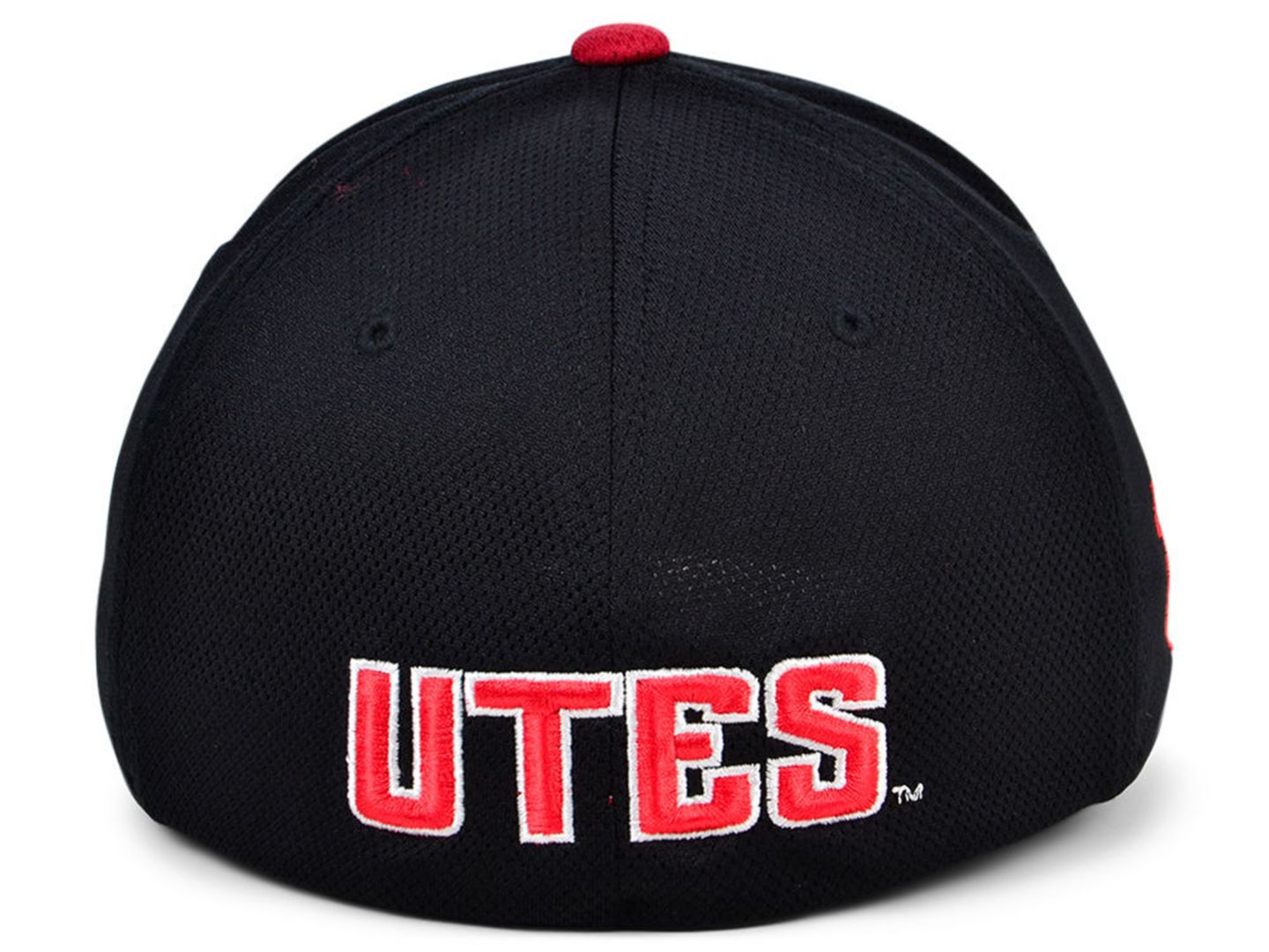 Мужская кепка Top of the World Black Utah Utes Reflex Fitted Hat — фото 3