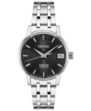 image of Seiko Men-s Automatic Presage Stainless Steel Bracelet Watch 40mm