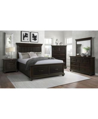 Brooks 3-Drawer Nightstand with USB Ports