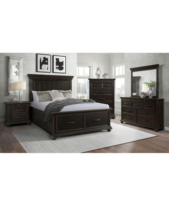 Picket House Furnishings Brooks 3Drawer Nightstand with USB Ports Macy's