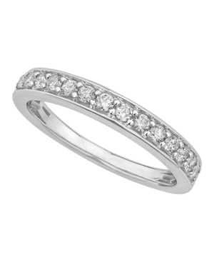image of Certified Diamond Pave Band 1/4 ct. t.w. in 14k White or Yellow Gold