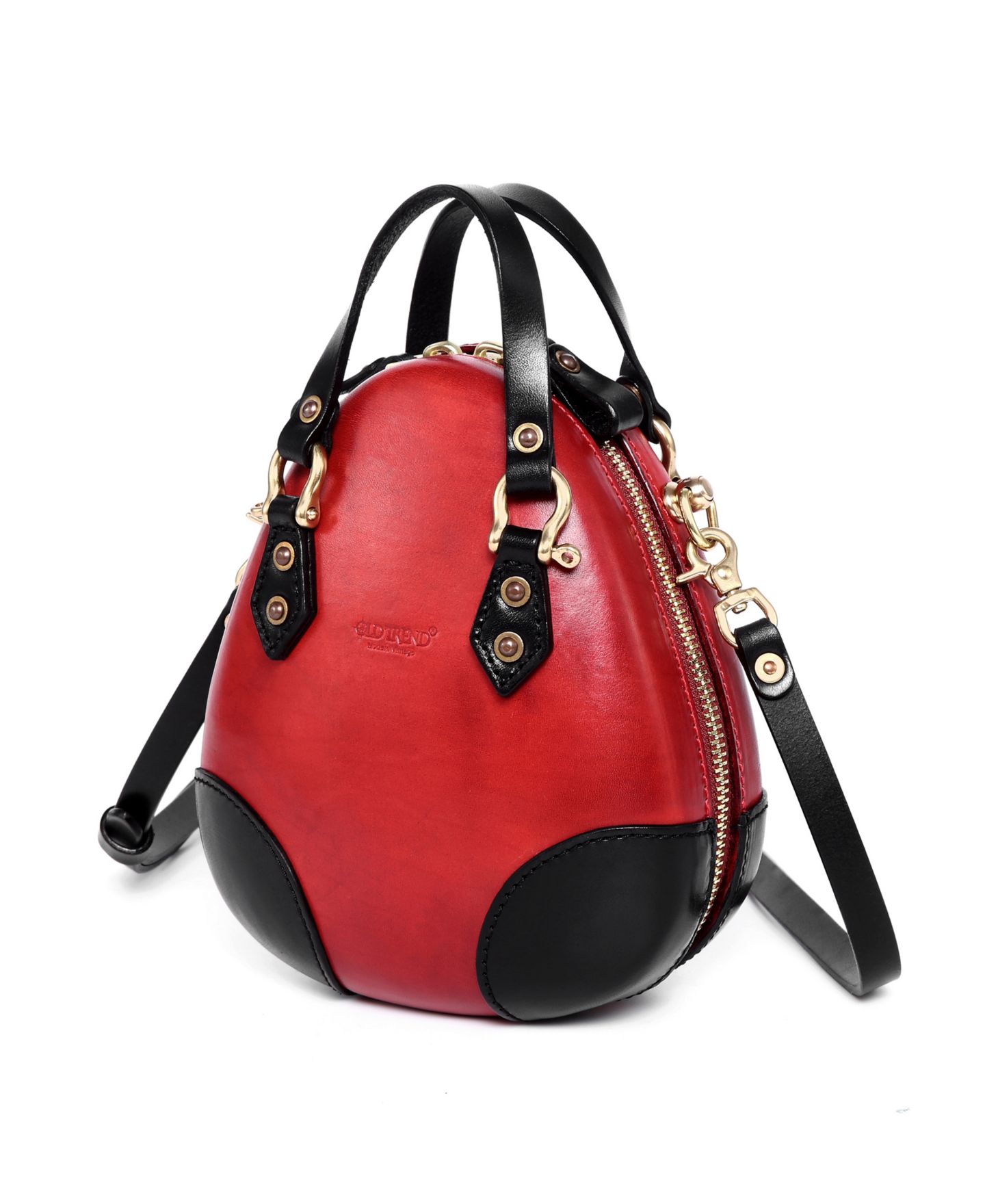 Женская сумка OLD TREND Genuine Leather Fairy Lantern Mini Satchel, цвет: Красный — фото 15