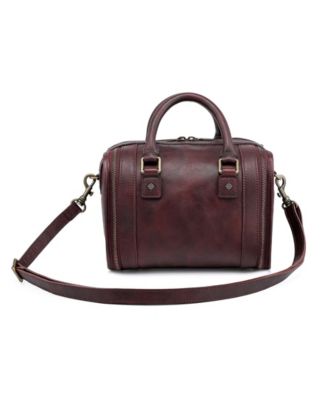 Mini Trunk Leather Top Handle Crossbody Bag