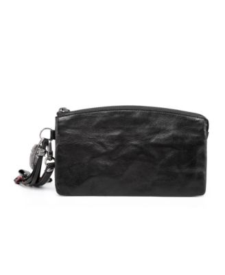 Women's Genuine Leather Bluebell Clutch