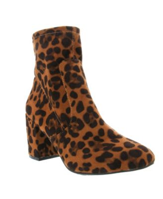 comfortable leopard booties