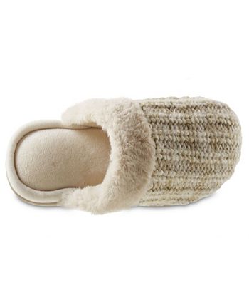 Isotoner Signature Women's Sweater Knit Sheila Clog Slippers - Macy's