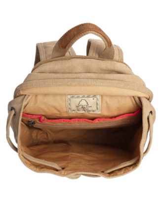 Trail and Tree Double Canvas Backpack Handbag