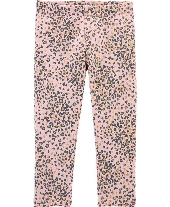 Carter's Baby Girl Leopard Cozy Fleece Leggings - Macy's