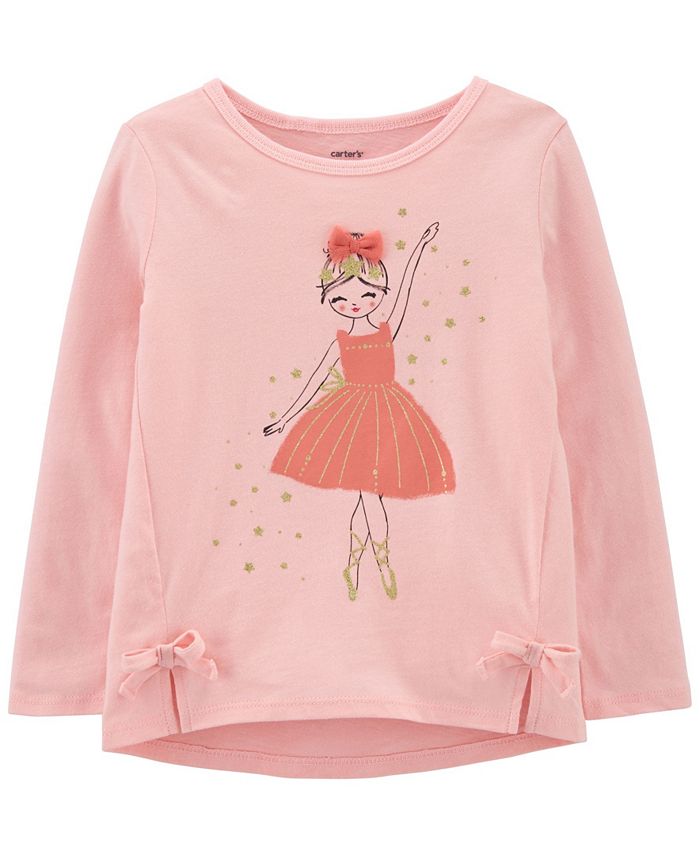 Carter's Toddler Girl Ballerina Jersey Tee Macy's