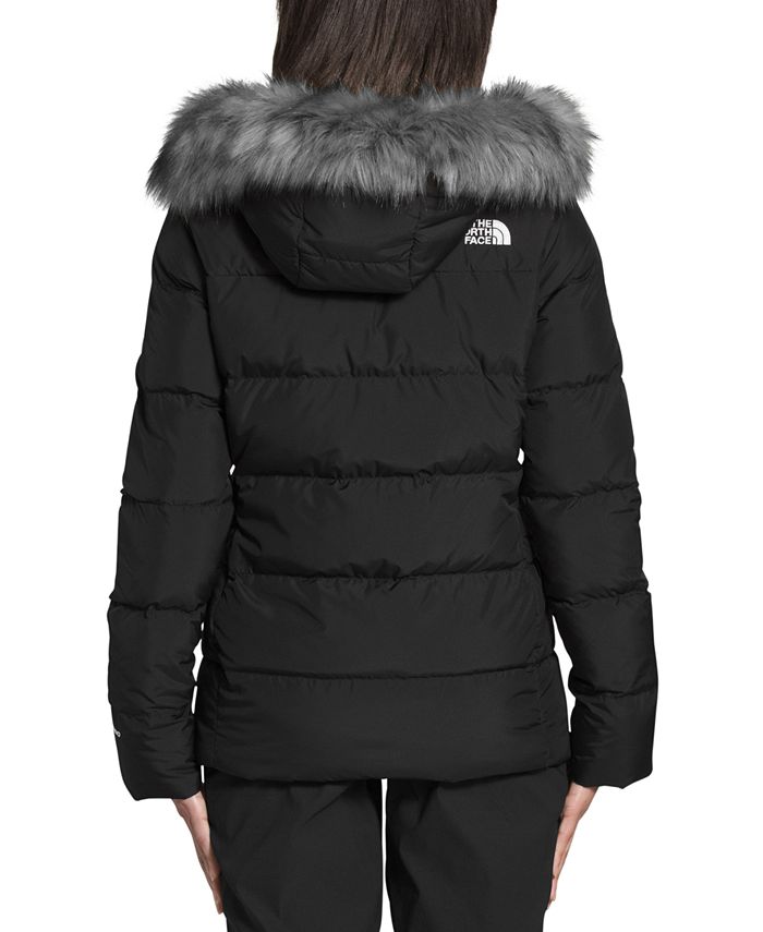 The North Face Women's Gotham Faux-Fur Trim Quilted Down Coat & Reviews ...