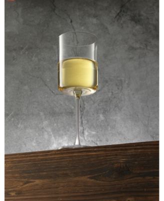 Claire White Wine Glasses, Set of 2