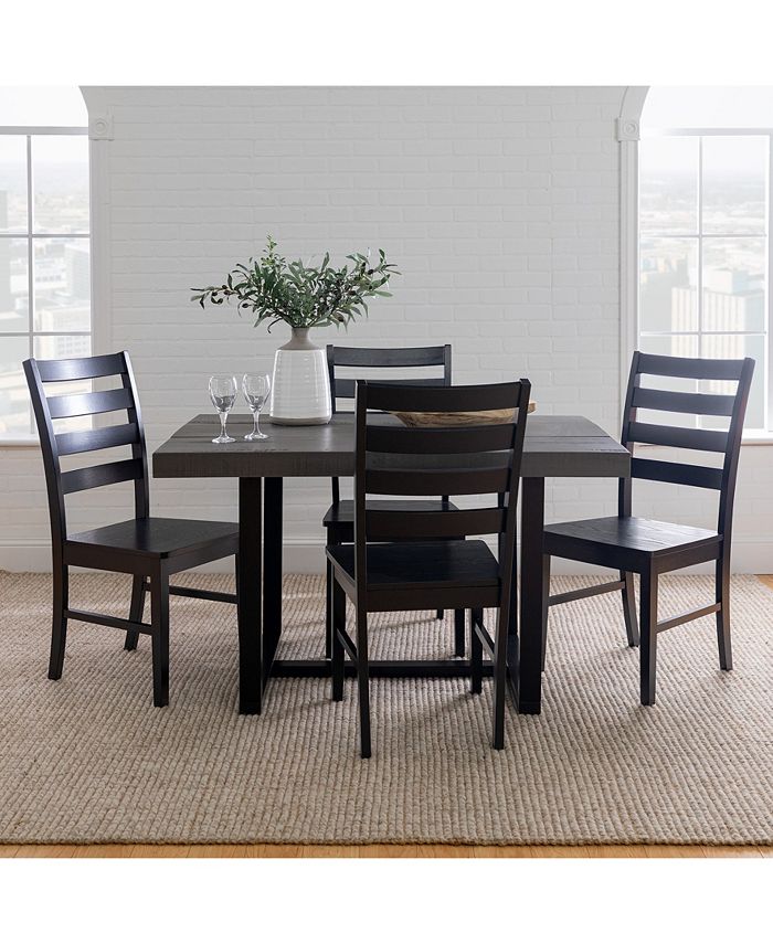 Walker Edison 5 Piece Distressed Dining Set Macy's