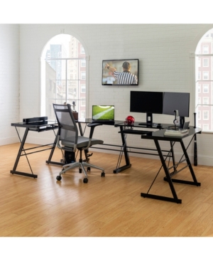 Walker Edison Command Center Gaming Desk Station
