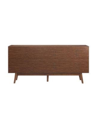 70" Mid century Modern 3 Drawer, 2 Door Sideboard