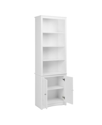 Tall Bookcase with 2 Shaker Doors