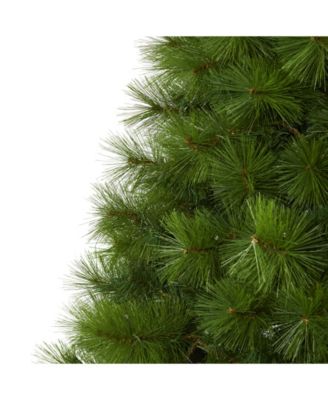 Scotch Pine Artificial Christmas Tree with 300 Clear LED Lights