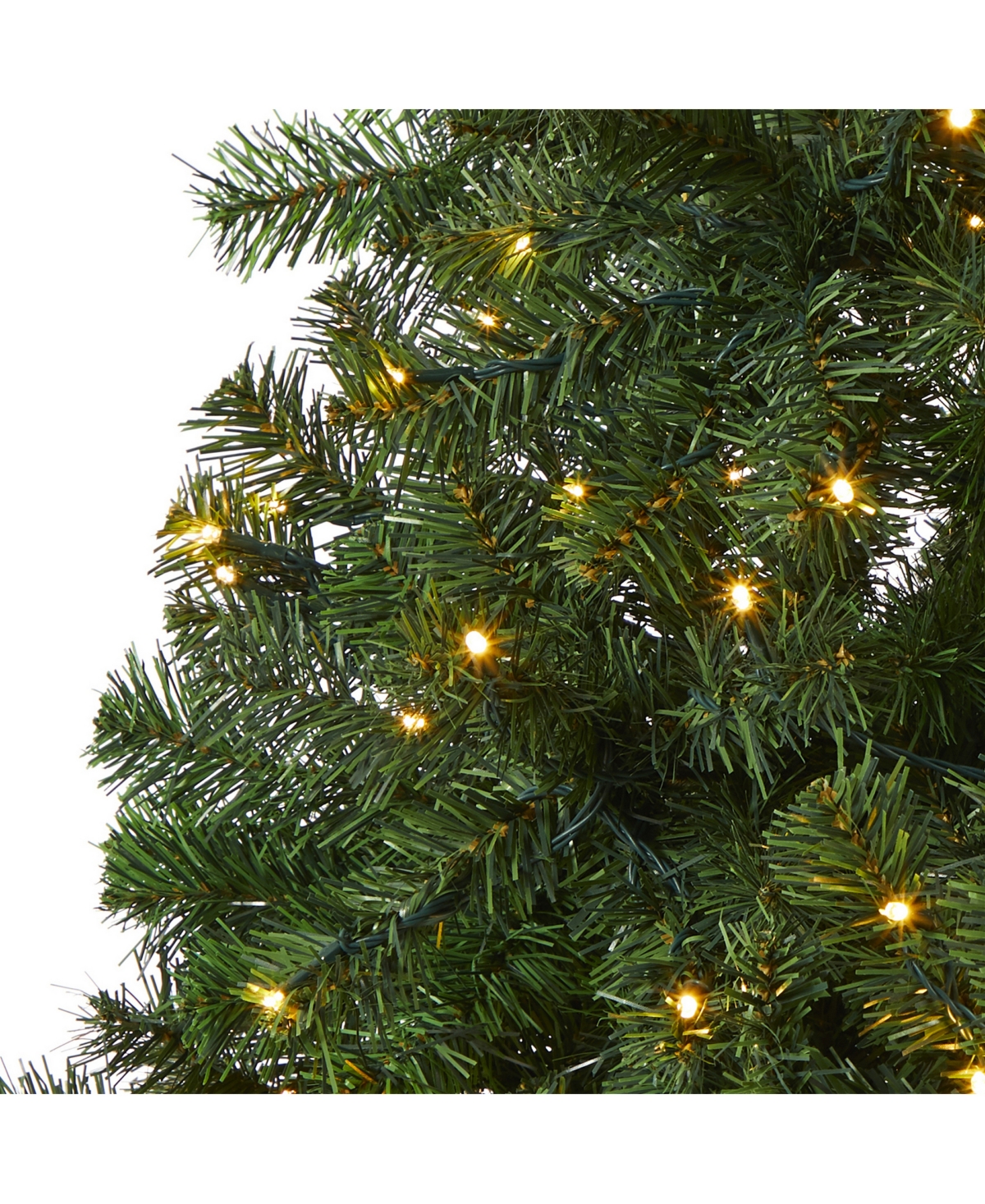 Nearly Natural Northern Tip Pine Artificial Christmas Tree with 250 Clear Led Lights