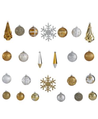 Holiday Shatterproof, 52 Count Christmas Tree Ornament Box Set