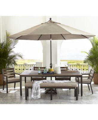 Agio Stockholm Outdoor Dining Collection Created For Macys In Outdura Remy Pebble