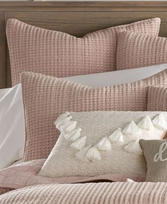 Home Mills Waffle 2-Pc. Sham Set, European