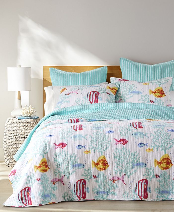 Homthreads Playa Vista Quilt Set, King Macy's