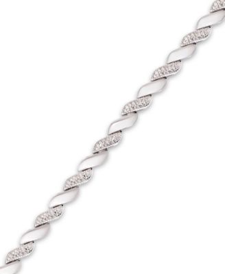 Macy's - San Marco Link Bracelet in 18k Gold-Plate & Silver-Plate