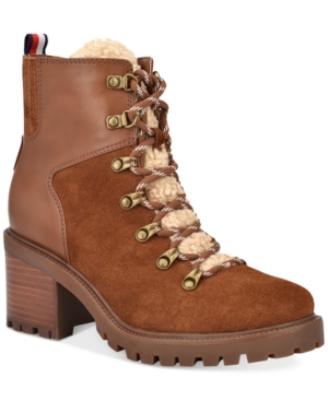 image of Tommy Hilfiger Lamere Lug Sole Booties Women-s Shoes