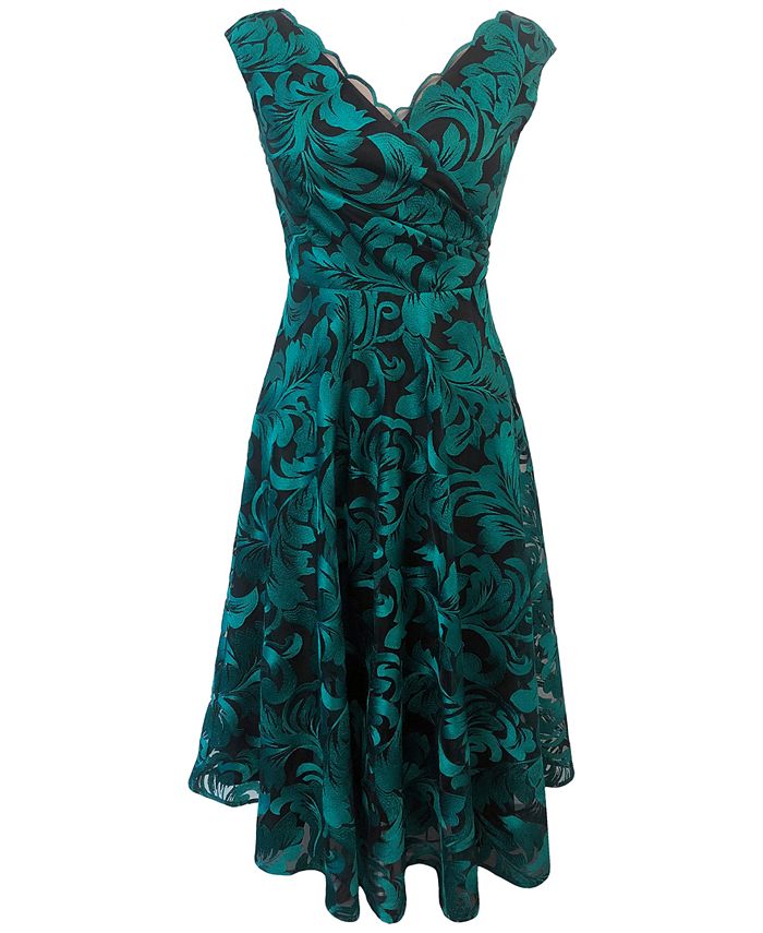 Taylor floral fit online and flare dress