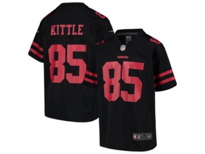 49ers youth black jersey