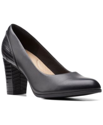 clarks ladies high heel shoes