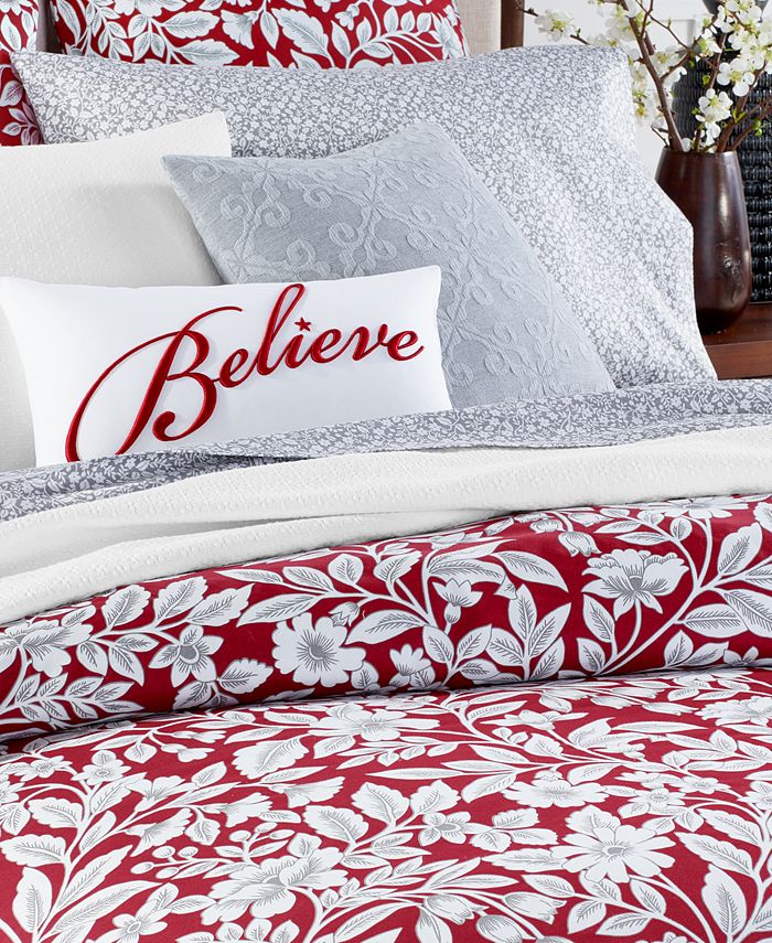 Charter Club Supima Cotton 550Thread Count 4Pc. FloralPrint Queen
