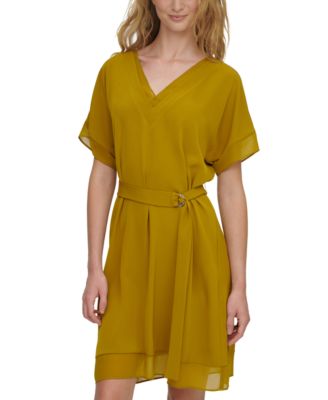 yellow trendy dresses