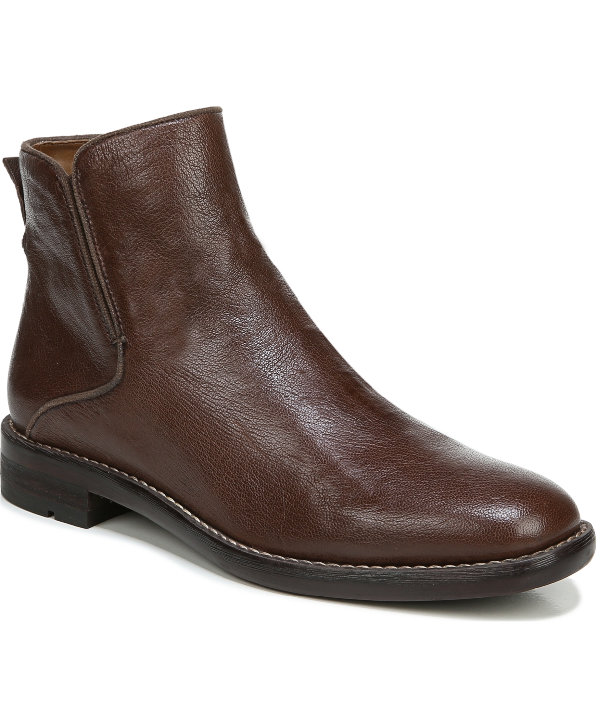 Franco Sarto Marcus Booties In Brown Leather