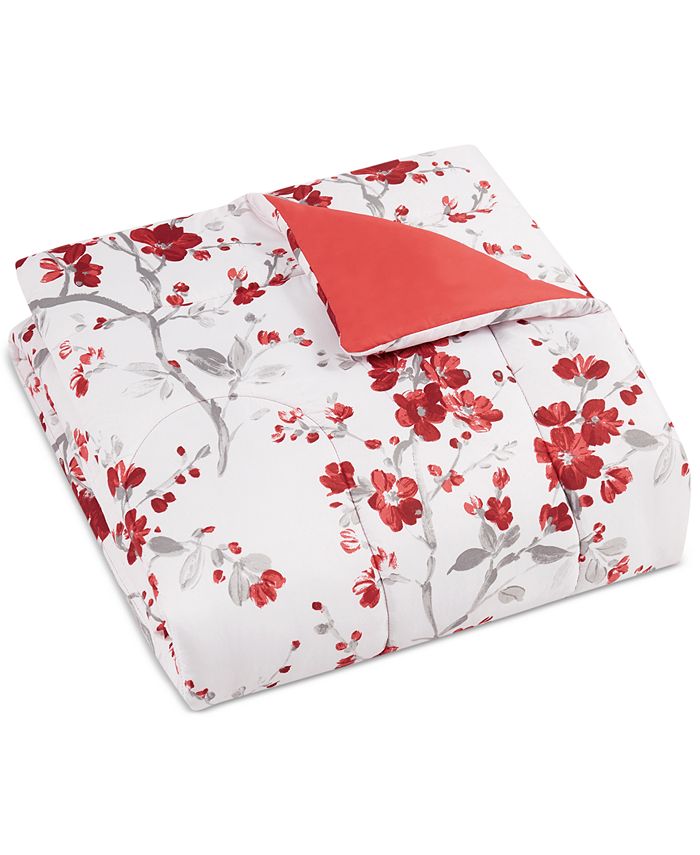Pem America Cherry Blossom 2Pc. Reversible Twin Comforter Set, Created