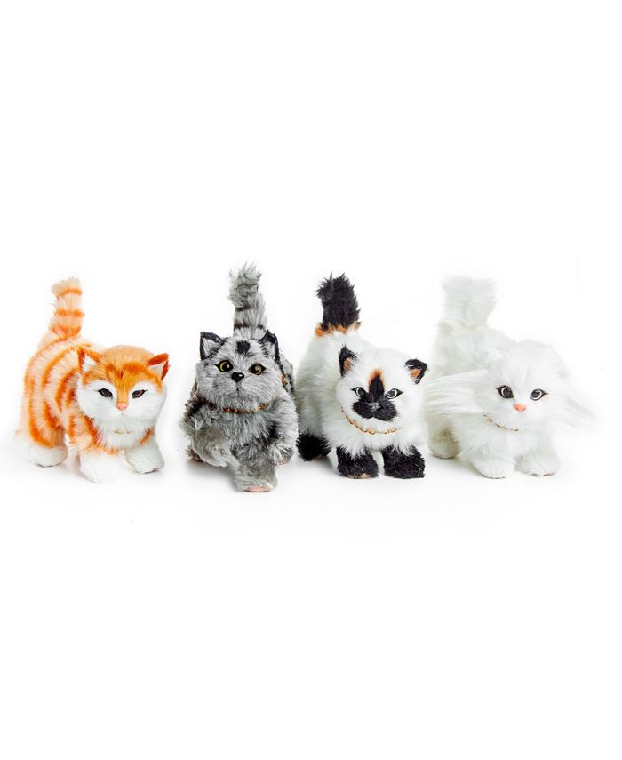 The Queen s Treasures 18 Doll Pet Accessories Set of 4 Realistic Kitty Cat Pets Compatible for Use with American Girl Dolls Macy s