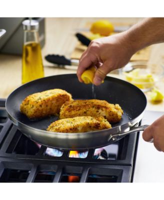 3-Ply Base Stainless Steel 12" Nonstick Induction Frying Pan