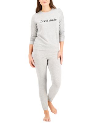 Calvin Klein Sweatshirt & Jogger Pants Lounge Set & Reviews - Bras,  Underwear & Lingerie - Women - Macy's