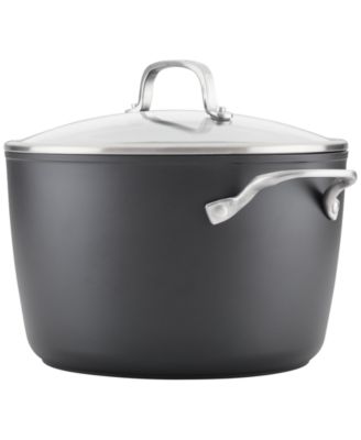 Hard-Anodized 8 Quart Induction Nonstick Stockpot with Lid