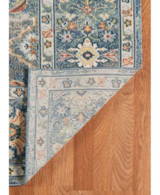 Bohemian BHM-7 Blue 5'1" x 7'6" Outdoor Area Rug