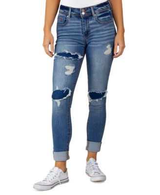 indigo rein capri jeans