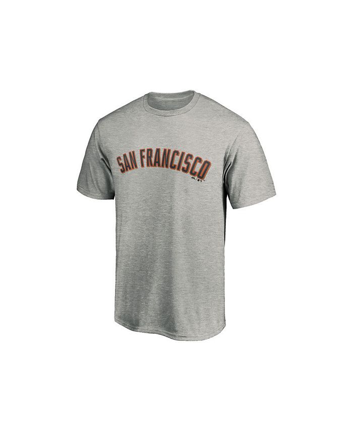 Majestic San Francisco Giants Men's Team Road Wordmark T-Shirt - Macy's