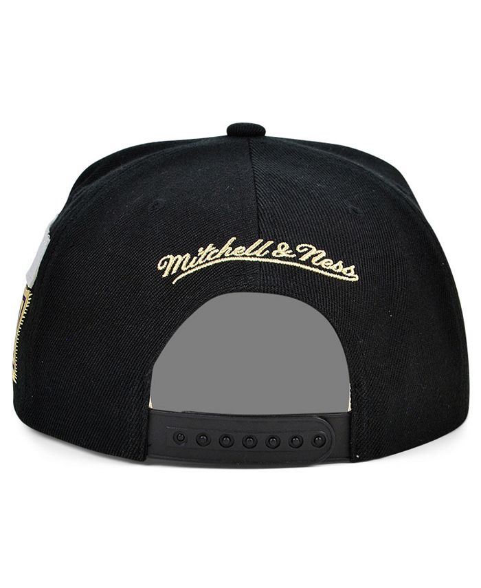 Casquette Mitchell & Ness Miami Heat Snapback Patch Melton Bois Franc - Taille Unique Neuf