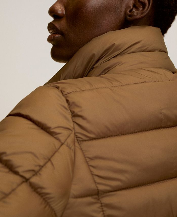 MANGO Quilted Jacket Macy's
