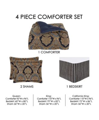 Bristol 4-Pc. Comforter Set, Queen