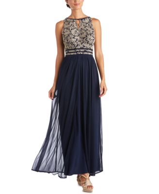 R & M Richards - Petite Lace Gown