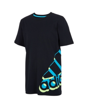 image of adidas Little Boys Short Sleeve Core Repeating Tee