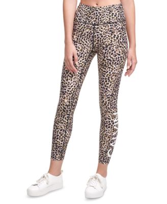 Calvin Klein Women's Printed High Waist Leggings Blue Size X-Large