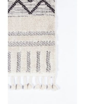 Odessa ODE-4 Gray 2'3" x 10' Runner Rug