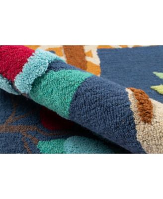 Atticus ATC-3 Navy 5' x 7' Area Rug