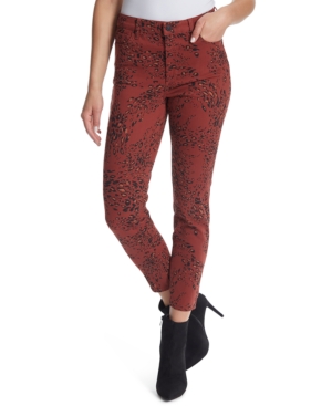 image of Ella Moss High-Rise Printed Ankle Skinny Jeans